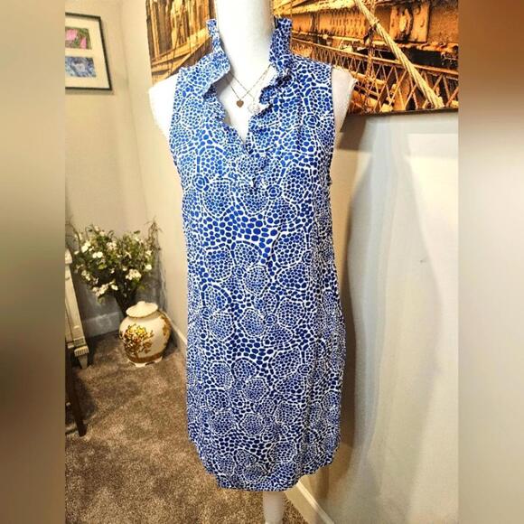 Crown & ivy Blue Floral Shift Dress – Summer Days #6 - Picture 1 of 8